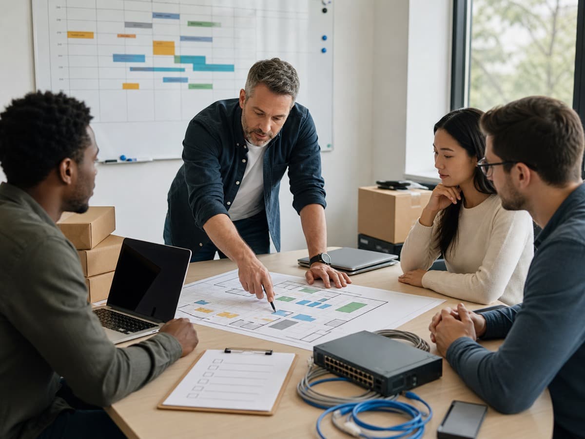 IT Project Management in Edmonton — office technology rollout project planning.