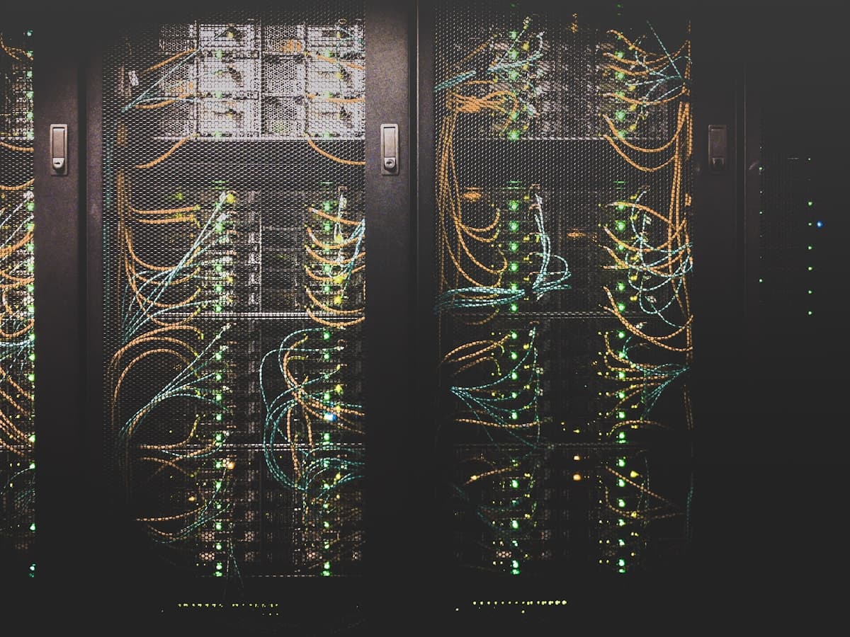 Computer Networking Services shown through structured network cabling and infrastructure