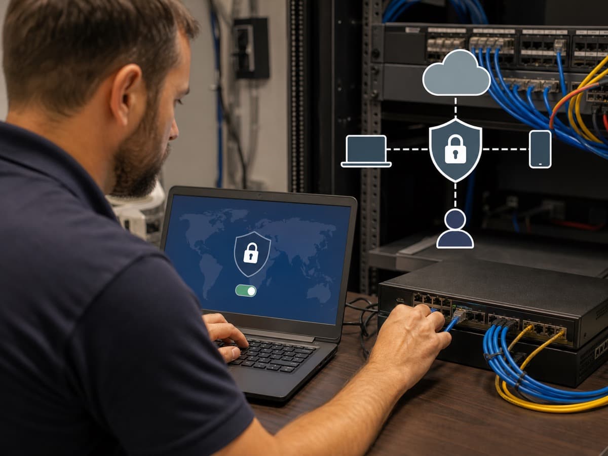 Firewall And VPN Edmonton Firewall and VPN Configuration in Edmonton — firewall and VPN setup for secure remote access.