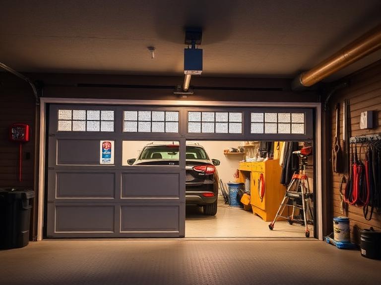 Garage door alarm sensor install