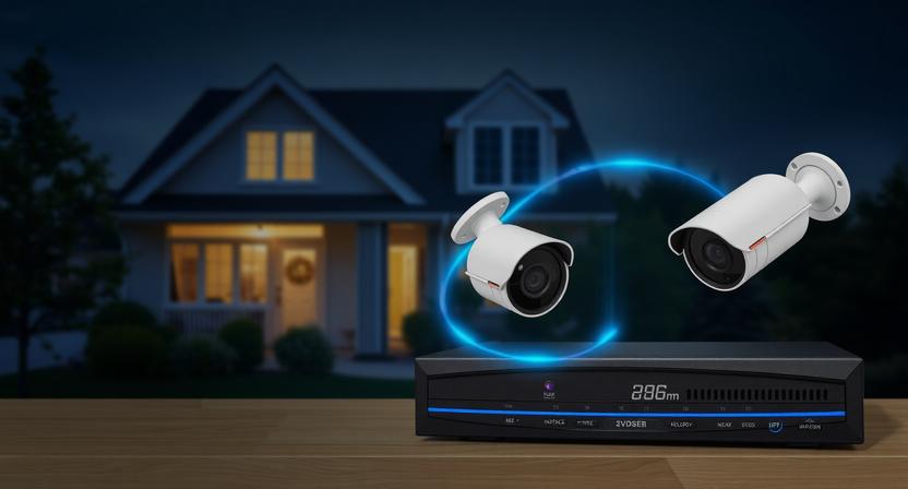 NVR Security Camera System for Smart Homes